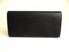 Authentic BVLGARI Black Leather Logo Clip Flap Long Wallet #a223  Refurbished