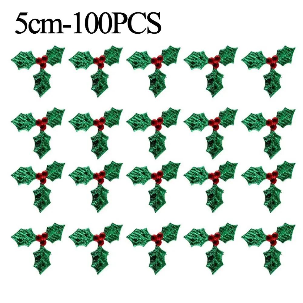 20/100PCS Christmas Bow Mini Bowknot Ornament Christmas Garland Bow Ornaments For Christmas Tree Wedding Party Decoration