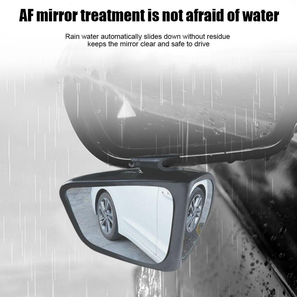 360 Degree Rotatable Car Blind Spot Mirror 2 Side Wide Angle Reversing Mirror SUVs