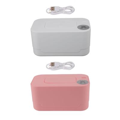 Feuchttücher Wärmer mit Nacht Licht Temperatur Einstellbar Nachfüllbar Multifunktionale Tragbare USB Baby Wi