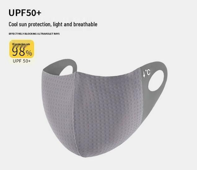 Ice Silk Women's Sunscreen Mask: UV Protection, Breathable, Stylish Design, Protects Eye Corners, 2024 Edition