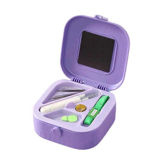 Mini Sewing Kit Small Travel Hand Sewing Kit for Adults Beginners Traveler 2-Layer Magnetic Needles And Threads Sewing Supplies for Emergency Home Use