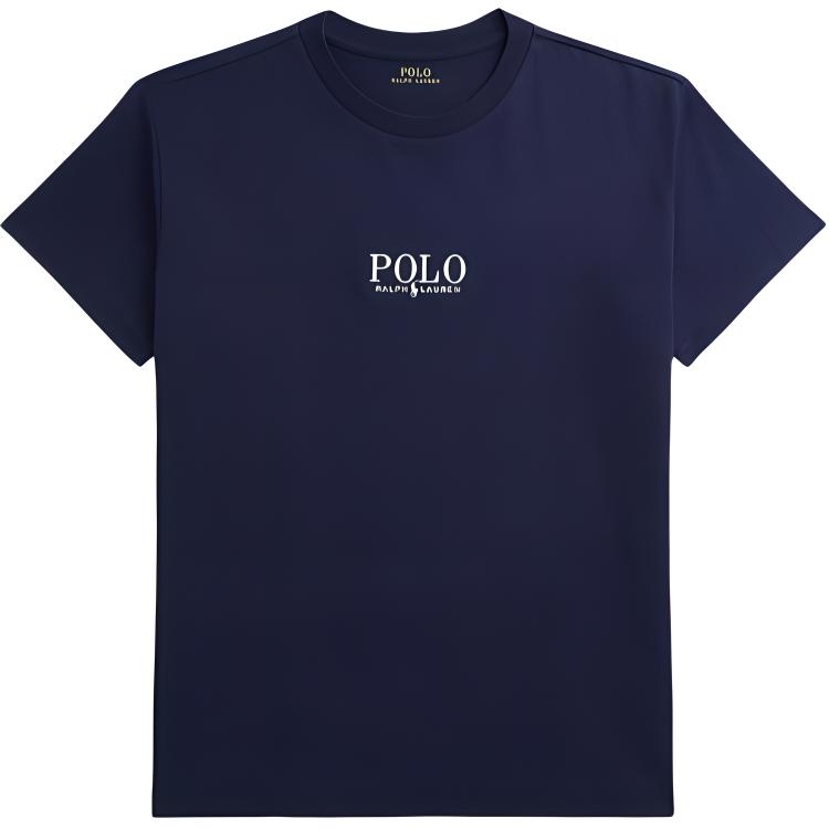 

Футболка Polo Ralph Lauren Ss25 Логотип Хлопковое джерси Круглый вырез Короткий рукав Детские топы Темно-синий CWPOTSHY8021026-410 L