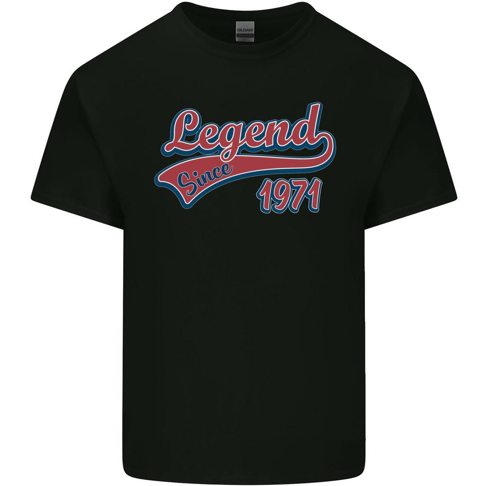 Legend Since 53rd Birthday 1971 Mens Light Cotton T-Shirt Unisex T-Shirt XL