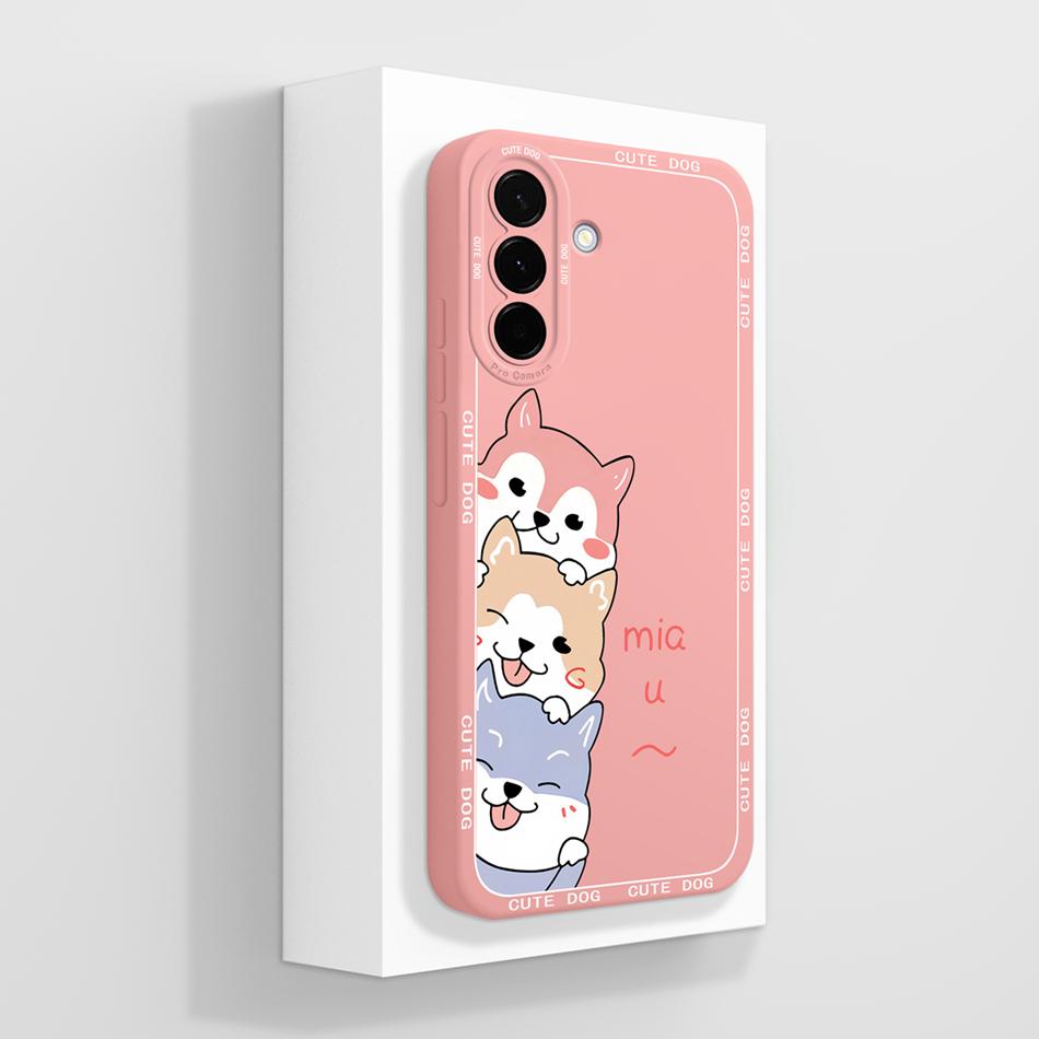 For Samsung Galaxy A37 A57 Phone Case Minimalist Style Camera Protection Back Cover Soft Liquid Silicone Anti Drop Bumper Funda