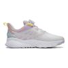 Li Ning Kids Flash Shadow V6 Comfortable Shock Absorbing Durable Low Top Casual Shoes Kids Casual Shoes White Pink YKCT134-4