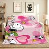 Peanuts Love Flannel Blanket Throw Blanket Soft Warm Sofa Bed Camping home Decor Unique Christmas Gift C926730