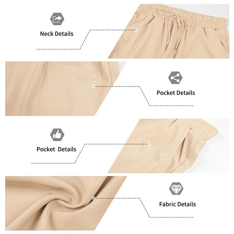 Men's Casual Solid Color Button-Down Shirt & Shorts Set - Summer Vacation Wear