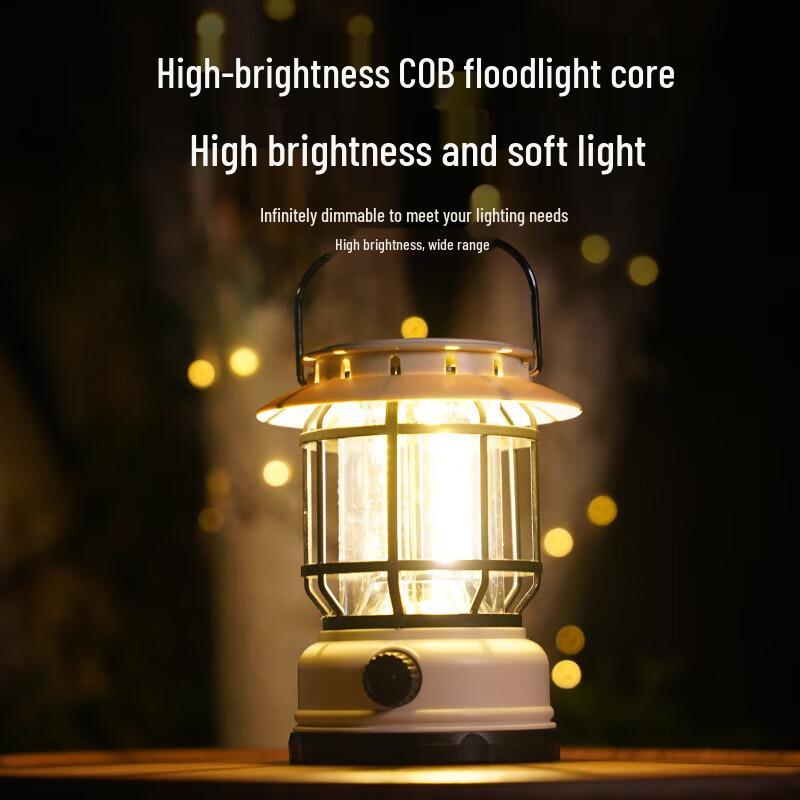 Jixiong MQ-88 Retro Solar Rechargeable Camping Lantern
