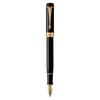 PARKER Duofold Classic Black GT Fountain Fine 18K Gold Gift Officially Product Number 1931381 Pen, Nib, Nib, Boxed, Imported,