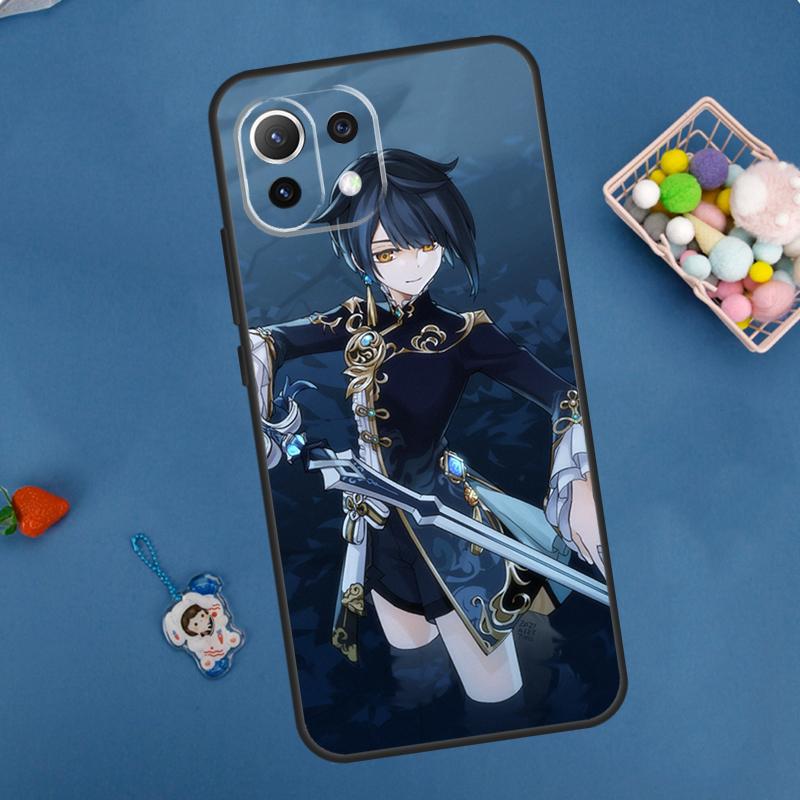 Genshin Impact Xingqiu Case For Xiaomi 14T Pro 13T 11T 12T 13 14 15 Ultra POCO X7 Pro X3 X5 X6 F5 F6 M6 Pro Cover