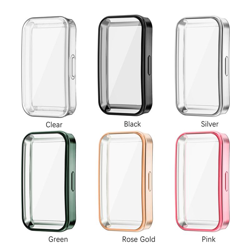 Soft Silicone Strap Case for Huawei Band 8 9 Accessories Replacement Bracelet Screen Protector Wristband for Huawei Watch Band8