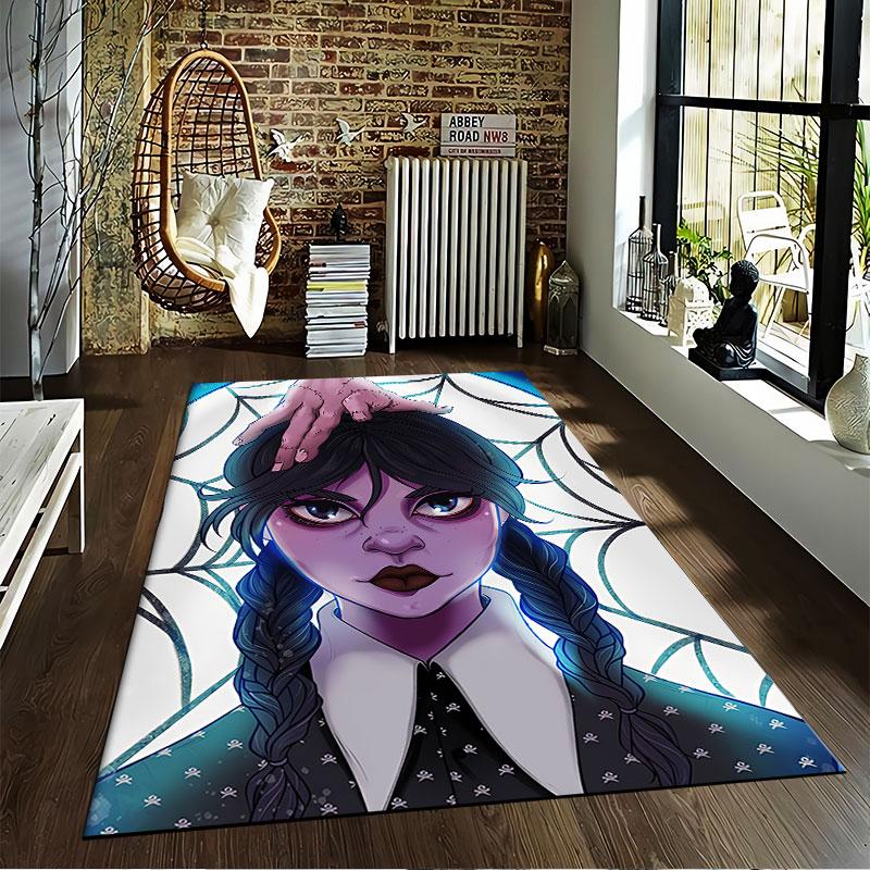 Dark Braids & Mysterious Aura suitable as a non-slip mat for the living room or bedroom sofa