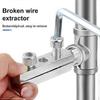 Extracteur de vis endommagées, Outil extracteur de tuyaux cassés, Kit extracteur de clés cassées