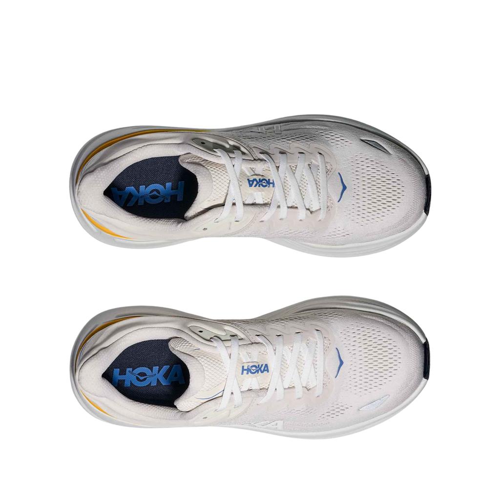 HOKA Bondi 9 White Grout Sneakers da Uomo 1162011-WGRT