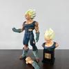 Dragon Ball Z Majin Vegeta Action Figure 28cm 11.02inch Replace Head Battle Damaged Statue Collection Model Toys Gifts For Fans