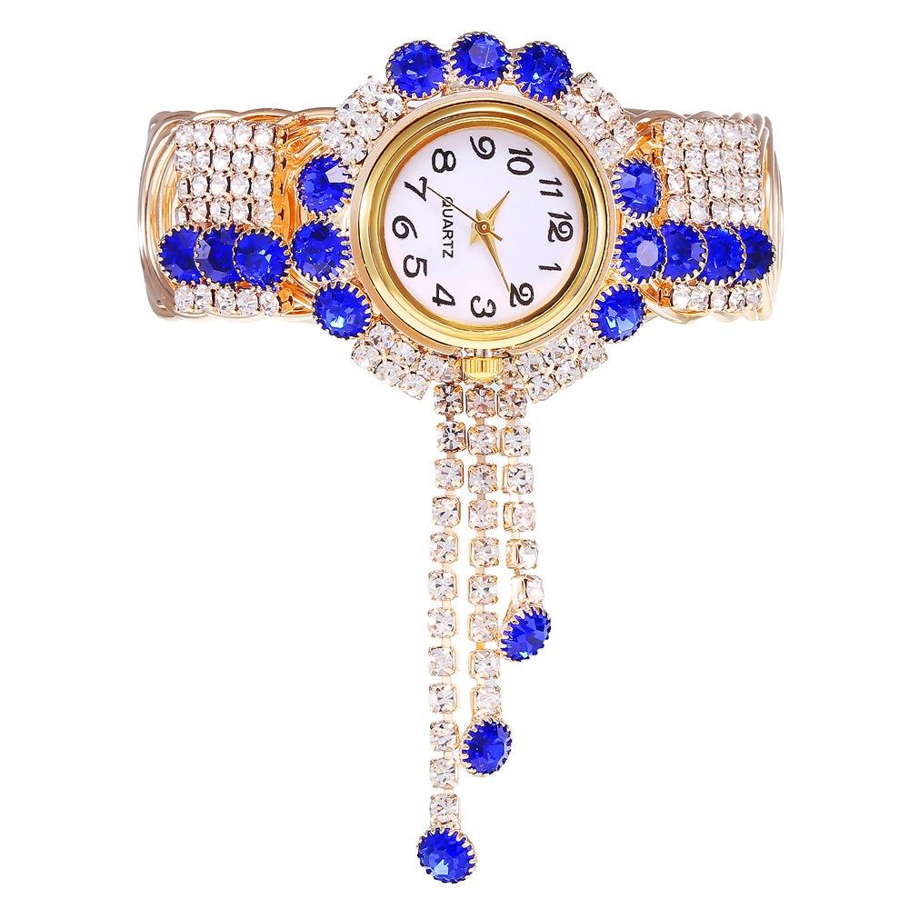 Luxury Rhinestone Women Watches Fashion Adjustable Bangle Ladies Quartz Wristwatch Reloj Mujer
