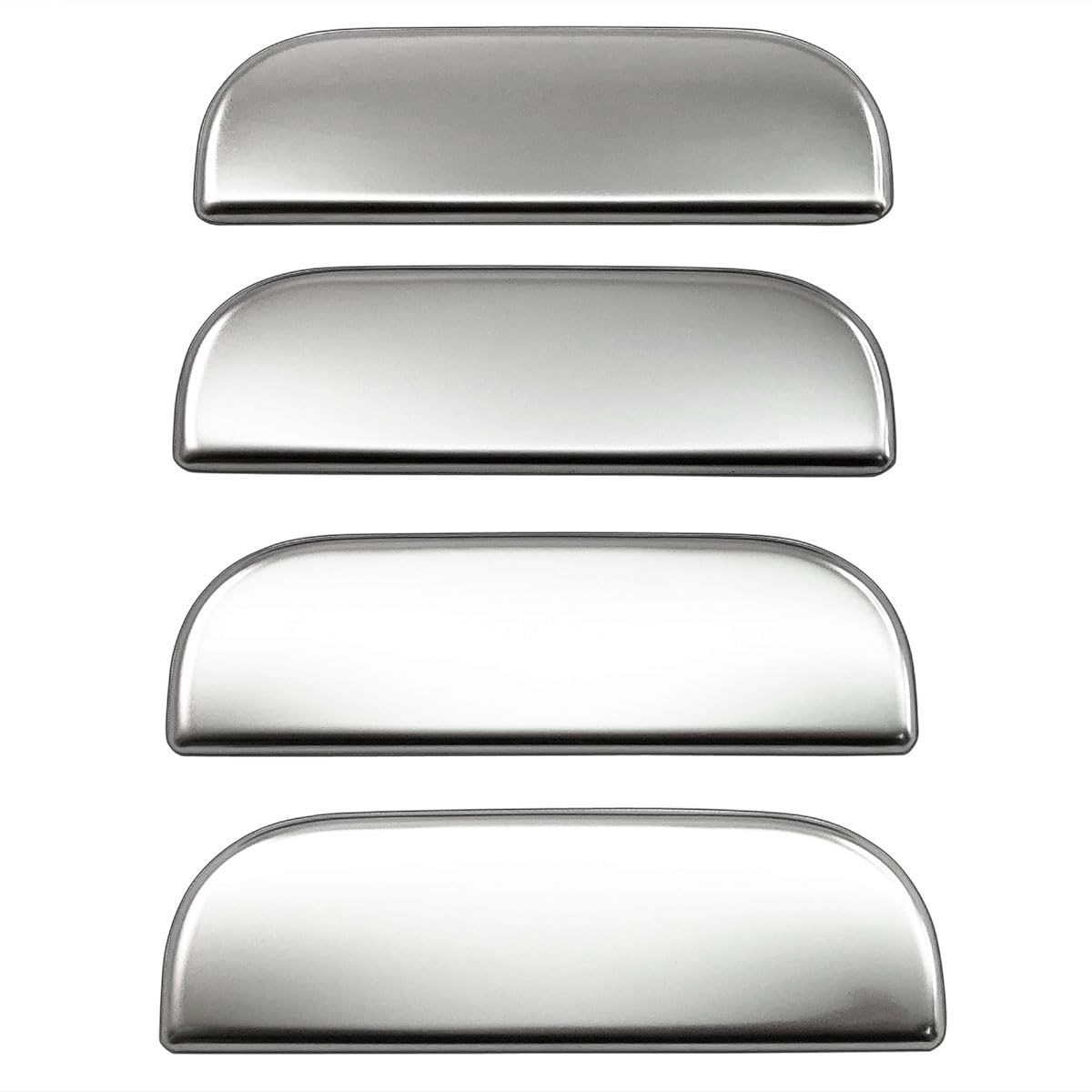 

BRIGHTZ Tanto Custom Stainless Steel Door Handle Satin Silver Compatible with the and Tanto L350S/L360S Covers, 4-Piece Set, [DHC-NOBU-455]. L350,