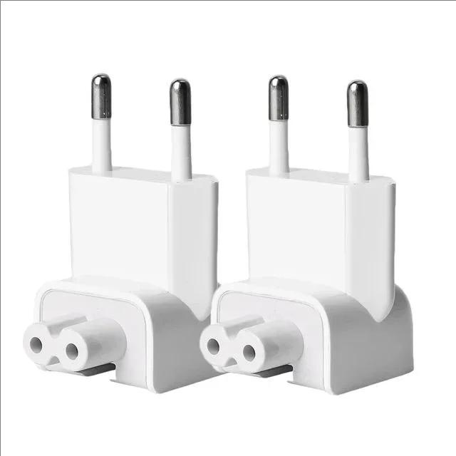 5/1PCS EU Plug Converter Travel Charger Adapter Wall Outlet Connector Duck Head for MacBook Mac Pro MagSafe iPad Tablet Charge