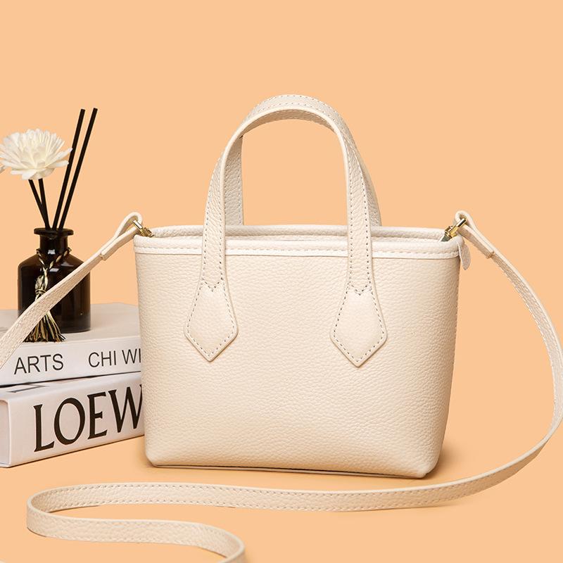 Genuine Leather Women'S Fashion Handbag First Layer Cowhide Shoulder Messenger Bag