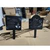 Memorial Metal Grave Markers Cemetery Garden Stake Memorial Plaque Garden Grave Decoration For Cemetery Outdoors Yard Garden