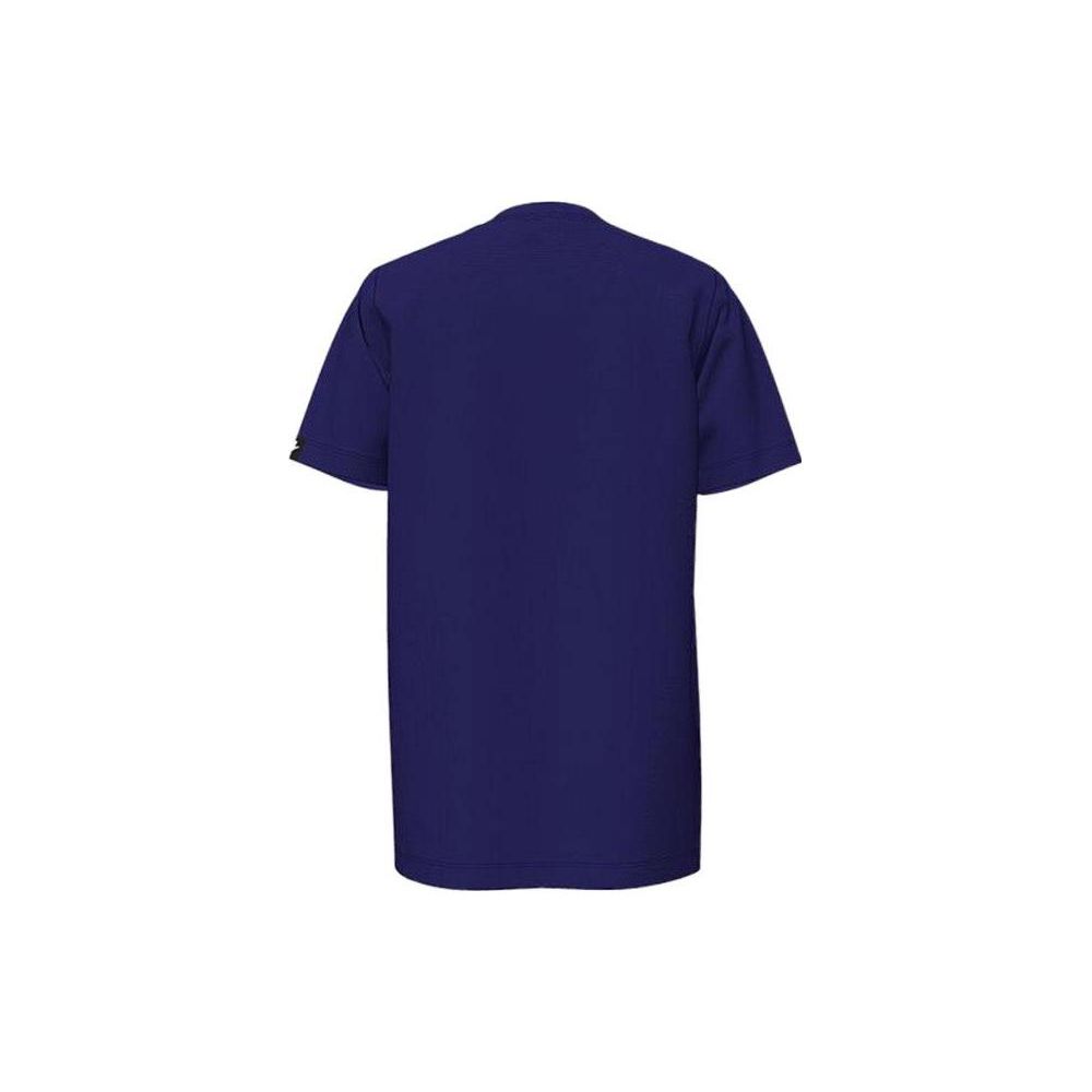 Nike Logo Basketball Print Short Sleeve T-Shirt Kids Tops Blue DD9645-590