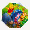 Ombrello Automatico ad Apertura e Chiusura a Tema WinnieThePooh e Tigro, Ombrello Portatile Colorato con 8 stecche, Adatto per Uomini e Donne