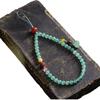 Artistic Green Aventurine Phone Lanyard: Ancient Style Hanging Chain Pendant for Wrist