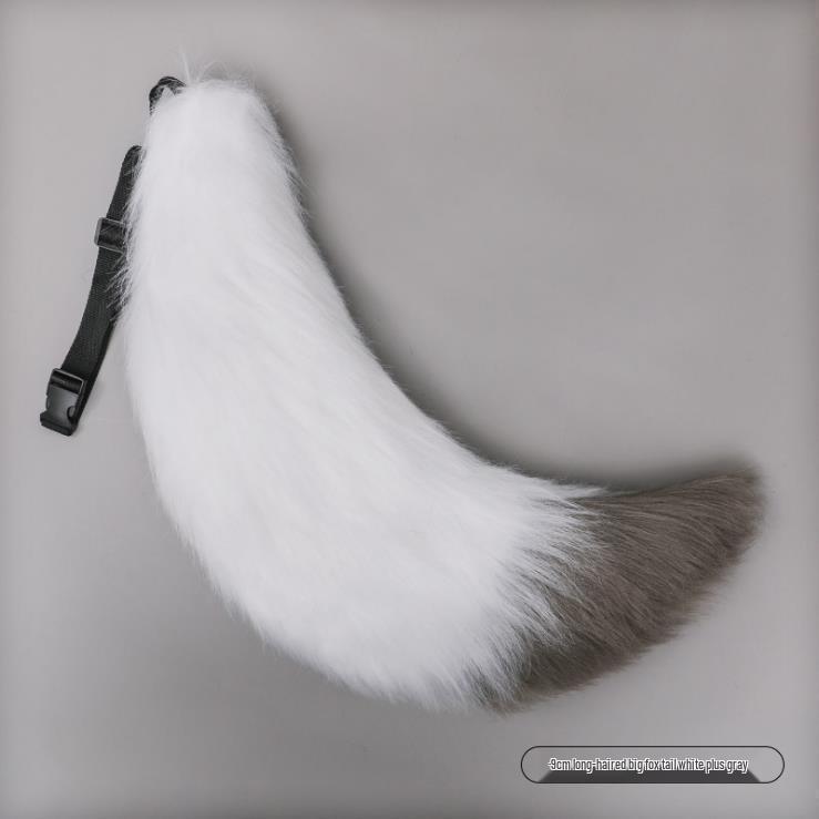 Handmade Plush Fox and Wolf Tail Beast Accessory