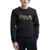 Fila X Rousseau Heritage Series Fashion Simple Comfortable Crew Neck Sweatshirt Men Sweatshirt Black F11M448219F-BK