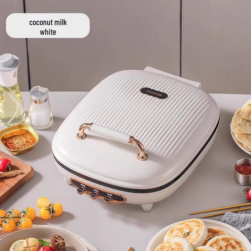 Mondamengda Multifunctional Electric Griddle & Pancake Maker, Double-Sided Non-Stick Frying and Baking Pan