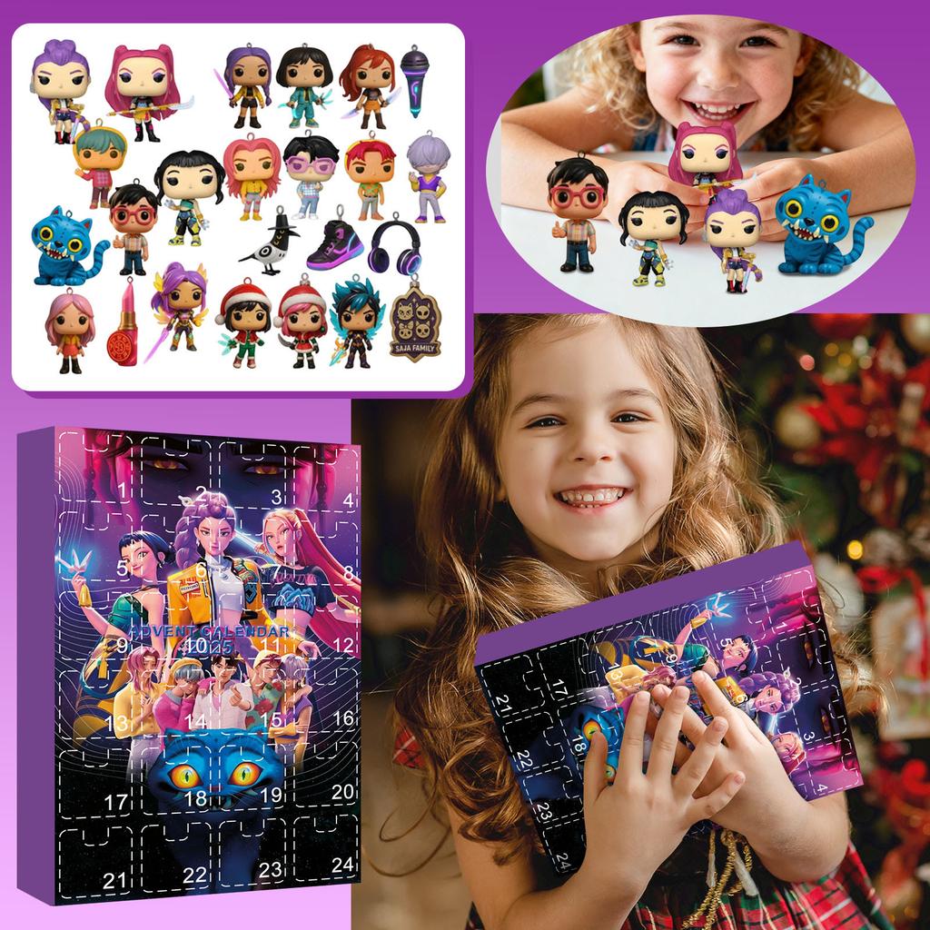 3D Doll Surprise Box, 24 Dolls Waiting For You To Unpack, Christmas Surprise Gift For Friends And Children