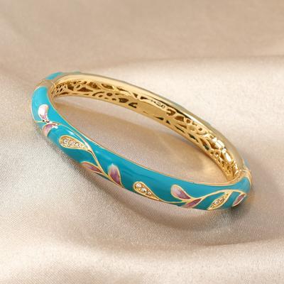 Source Émail Cloisonné Creux Mode Nationale Polyvalent Bracelet