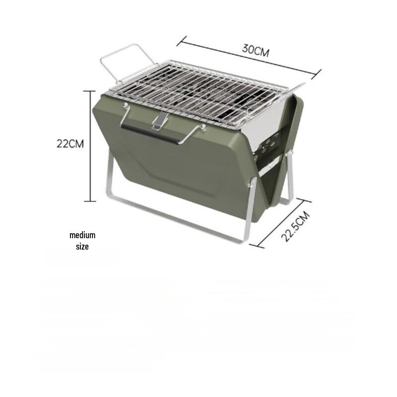 ZISIZ Portable Folding Desktop Charcoal Grill