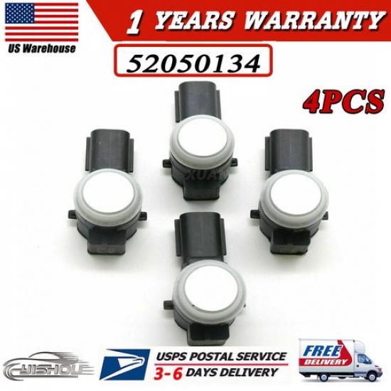 4PCS Silver PDC Parking Sensor Bumper Aid Backup For GM Buick Cadillac  52050134