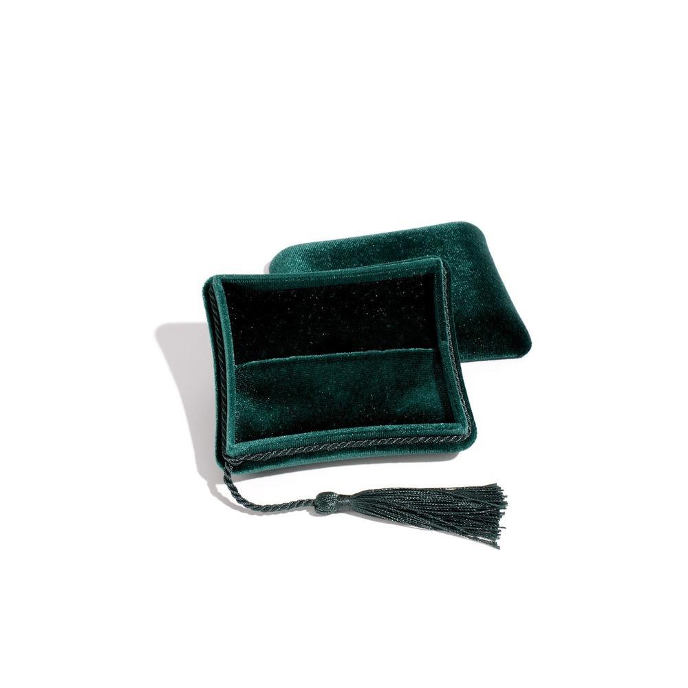 Tassels Jewelry Packing Bag Rings Necklace Earrings Storage Case Simple Square Jewelry Box  Gift
