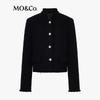 MO&Co. Wool Blend Bouclé Cropped Jacket