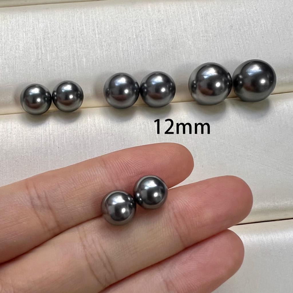 Ultra-white Red Bun Pearl Earrings Unique Retro Design Light Luxury Senior Sense Ear Hole-friendly Fashion Ear Jewelry