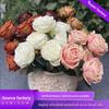 Realistic Fake Flower Arrangement For Home Living Room Wall Decor And Event Settings