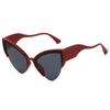 Women INS Brand Triangular Sunglasses Fashion Street Personalized Trends Sun Glasses Retro Cat Eyes Anti UV Beach Shades