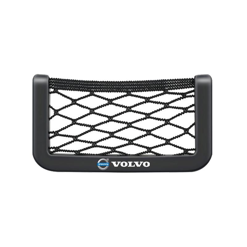 

1Pcs Car Net Bag Phone Holder Storage Net Box Pocket Organizer For Volvo XC90 XC60 XC70 XC40 V90 V60 V40 C70 C30 S80