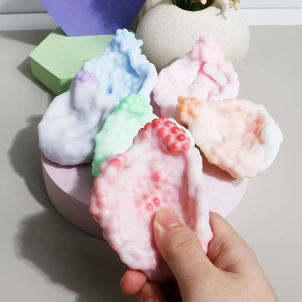 Minge Squishy Antistres Jucărie Fidget Antistres Decompresie Jucării Senzoriale pentru Adulți Copii Moale cu Creștere Lentă Birou Acasă Cadou