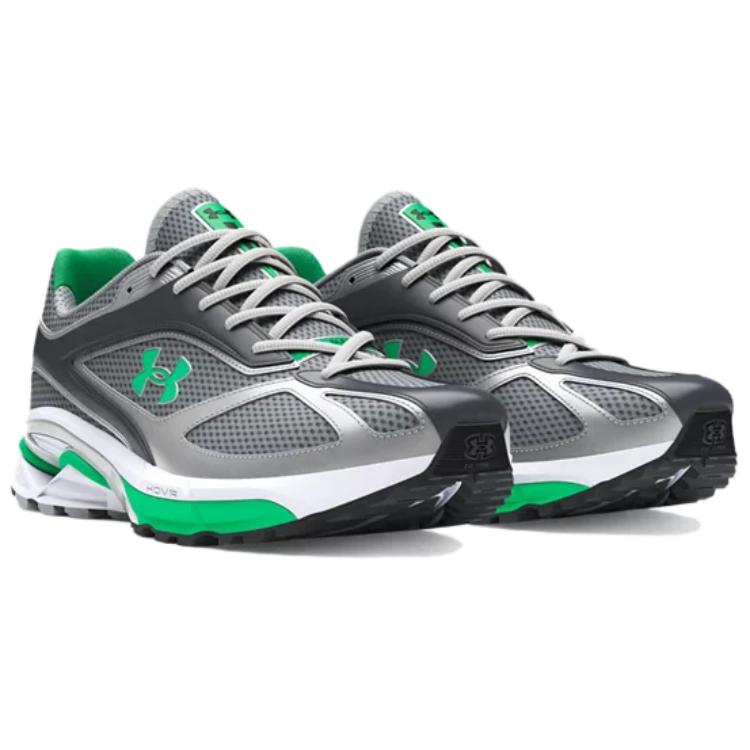 Under Armour Apparition Steel Vapor Green Unisex Sneakers Grey Metallic-Silver 3027595-101