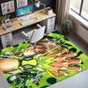 Ben 10 Cartoon Pattern Rug, Indoor/Outdoor Mat, for Picnic, Gameroom, Bedroom, Office, Living Room, Home Decor Carpet, Birthday Gift