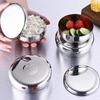 With Lid Stainless Steel Bowl Round Kimchee Bowl Durable Ramen Bowl  Kitchen Tableware