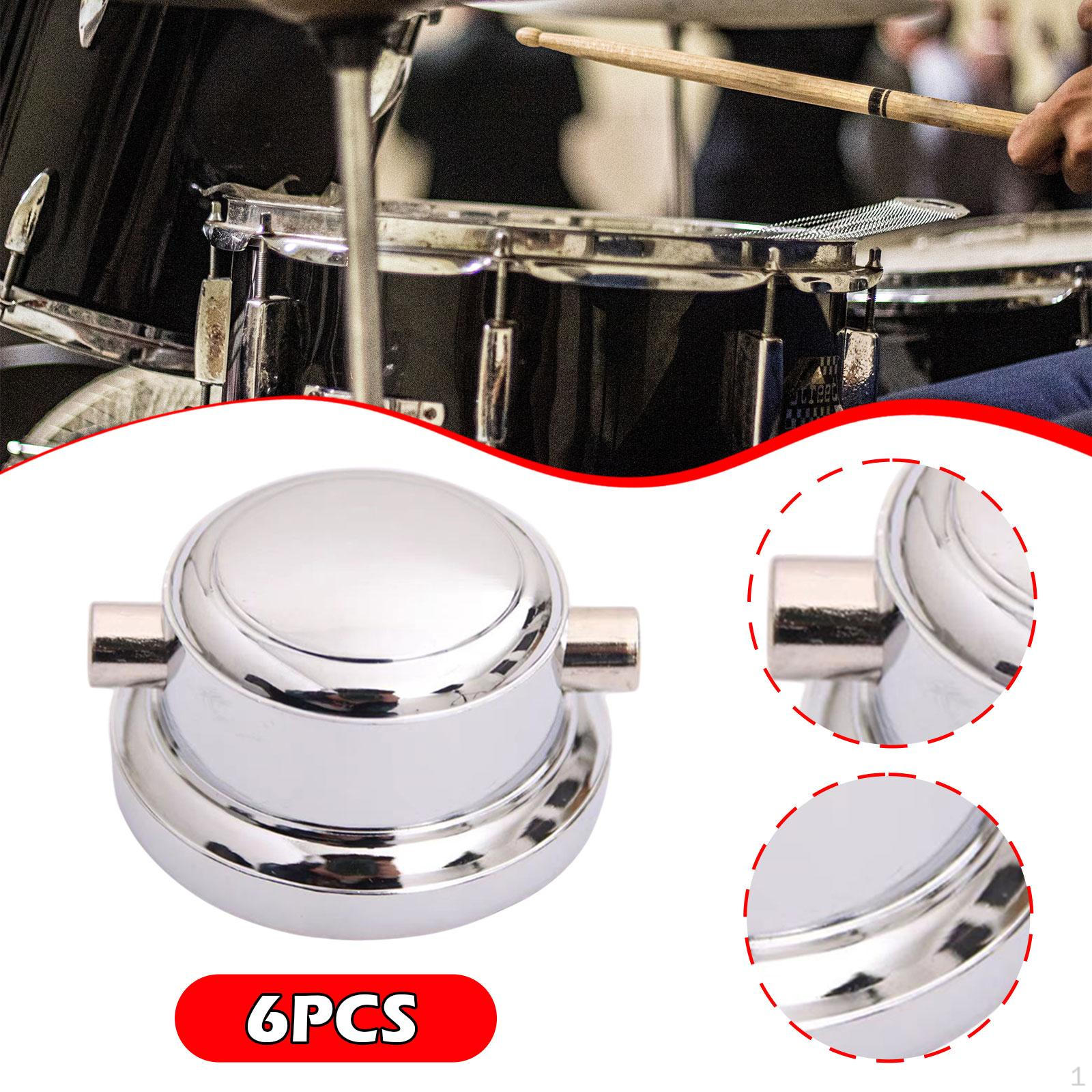 

Лаги для барабанов Ушки для барабанов с прокладками Двусторонние Аксессуары для инструментов Легкая установка Набор Фурнитура 6 Set