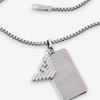 Emporio Armani Logo Series Eagle Emblem Cool Luxury Stainless Steel Necklace Men necklace Silver EGS3167040_NLP