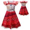Cartoon, Moana, Girls Skirt, Girls Flying Sleeve Dress