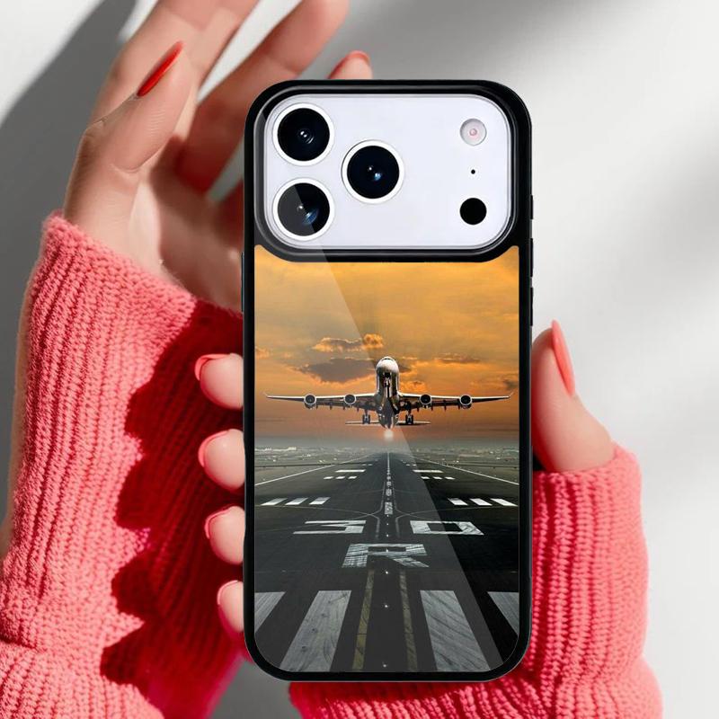 Airplane Plane Aircraft Phone Case for iPhone 17 16 15 14 13 Pro Max Back Cover for 12 11 Pro Coque