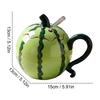 Lustige Kaffeetassen 300ml Wassermelone Mit Strohdeckel Teetasse Auslaufsichere Kaffeetassen Für Mutter Freundin Schwester Tochter Geburtstag